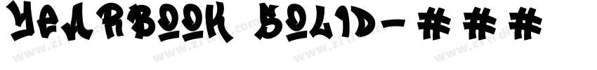 Yearbook Solid字体转换
